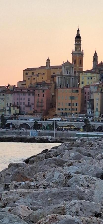 Studio Lumineux Avec Parking Proche Monaco, Nice, Plage Et Gare Menton Exterior foto